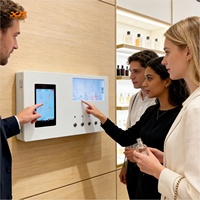 Distributeur automatique de parfum à monnayeur XY avec éclairage RGB pour centres commerciaux et magasins de cosmétiques