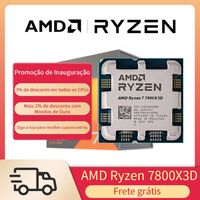 Prosesor Gaming AMD RYZEN 7 7800X3D CPU AMD R7 7800X3D 8-Core 16-Thread 5NM 96M Socket AM5 Tanpa Kipas Game Cache Hot