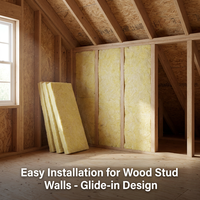 Isolation en fibre de verre GREEN GUARD Gold, 6,75 pouces, R22, pour mur extérieur, montants en bois, maison résidentielle, Canada