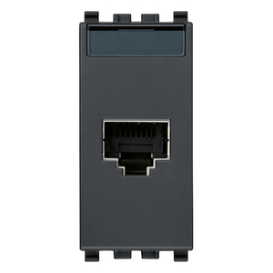 เต้ารับเน็ตเวิร์ค Netsafe Cat5e FTP RJ45 สีเทา แบบ 110 - Product Image 1