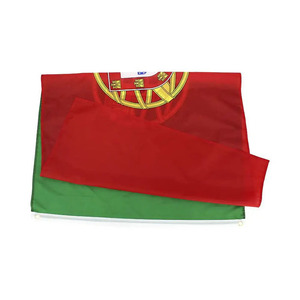 Grosir bendera nasional Portugis merah hijau 100% poliester 3x5 kaki bendera Portugal - Product Image 3