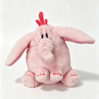 Peluche étoile de dessin animé mignonne, jouet en peluche doux et interactif avec oreilles mobiles, cadeau pour enfants et bébés, cadeau de vacances
