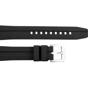 Correas de reloj de silicona JD804 XL Pulsera de alta calidad Resistente al agua 18 - 24mm Bandas de reloj negras Bandas de reloj inteligente