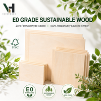 Panneau de contreplaqué en tilleul moderne ignifuge certifié EN 13501 Euro B, 5mm/9mm/18mm, Noyer 7 plis, Mélamine E0, Bois durable