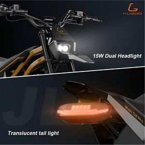 Moto tout-terrain noire E Wish02 Pro taille adulte, 70 km/h, 2500 W, 50 km d'autonomie, moto de cross - Product Image 2