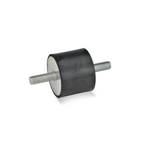 Ganter Griff Rubber BUFFER Gin GN 351 D1 50มม. D2ม. 10ชม. 40มม. พร้อมสกรู2ตัวยาว28มม. - Product Image 1