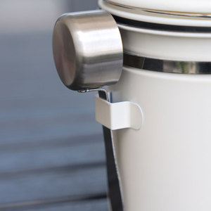 Barattolo Ermetico in Acciaio Inox per Zucchero, Tè, Alimenti, Caffè in Grani, Contenitore per Conservazione con Paletta - Product Image 3
