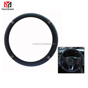 Tapis de style de voiture au <span class=keywords><strong>volant</strong></span> antidérapant <span class=keywords><strong>37</strong></span> - 38 <span class=keywords><strong>CM</strong></span> sans anneau intérieur tresse douce sur la couverture de <span class=keywords><strong>volant</strong></span> de voiture - Product Image 3