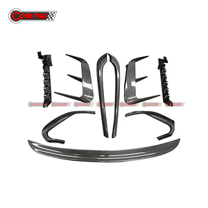 Kit carrosserie style MSY en fibre de carbone pour Bentley Continental GT 2012-2018 : pare-chocs avant, jupes latérales, calandre principale, kit de tuyaux d'échappement - Product Image 5
