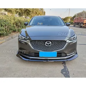 For Mazda Atenza 2020 Body Kit Atenza Civic Front Bumper Splitter <b>Diffuser</b> Spoiler Carbon Fiber Look Style Cover <b>Car</b> Accessories - Product Image 3