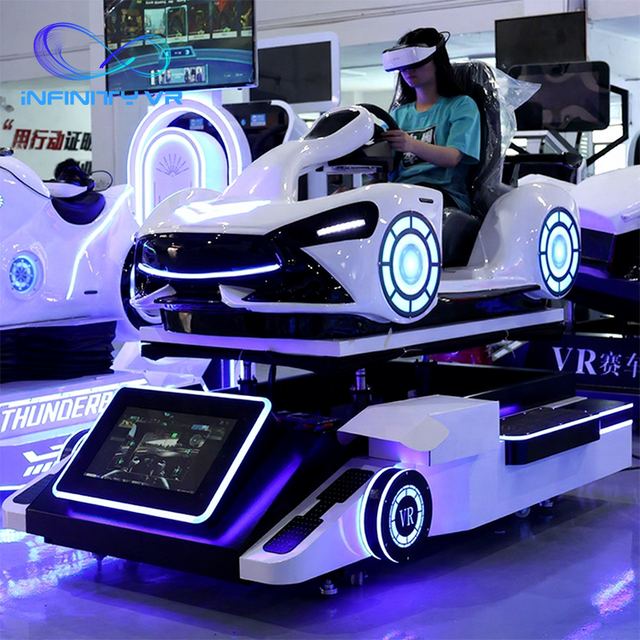 New Amusement Product Franchise Vr Racing Virtual Reality 9D Vr Driving Game Machine for Vr Karting Car Games Simulator