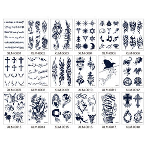 3D Temporary Body <b>Tattoo</b> Sticker Waterproof Semi Permanent Herbal <b>Paper</b> Decal for Women Girls Arm Decoration Professional Use - Product Image 6