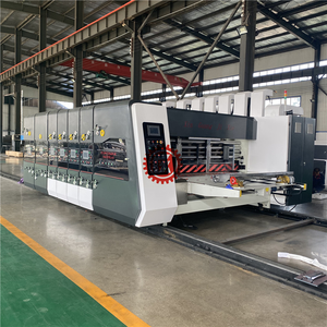 Full Automatic Corrugated Carton Flexo Printing Folder Gluing Strapping - Product Image 1