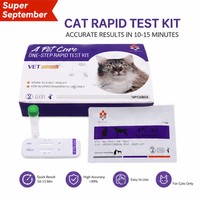 Kits de dépistage rapide du coronavirus félin pour animaux de compagnie, tests antigéniques pour chats, tests vétérinaires rapides FCOV