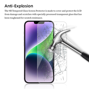 Rotación de <span class=keywords><strong>2023</strong></span> emper, cristal templado, <span class=keywords><strong>iPhone</strong></span> 14 13 Xax AX 2.5D 9H - Product Image 5