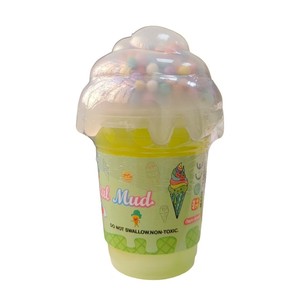CHENXI Jouet éducatif personnalisé, boules de mousse en forme de crème glacée, slime opaque non toxique, boue cristalline 130 ml, cadeau d'anniversaire pour enfants - Product Image 4