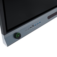 Papan Tulis Interaktif Pintar 65/75/86/98 Inci Panel LED 4K Layar All-in-One 50-Touch Kamera 96MP Sistem Operasi Android/Windows untuk Konferensi