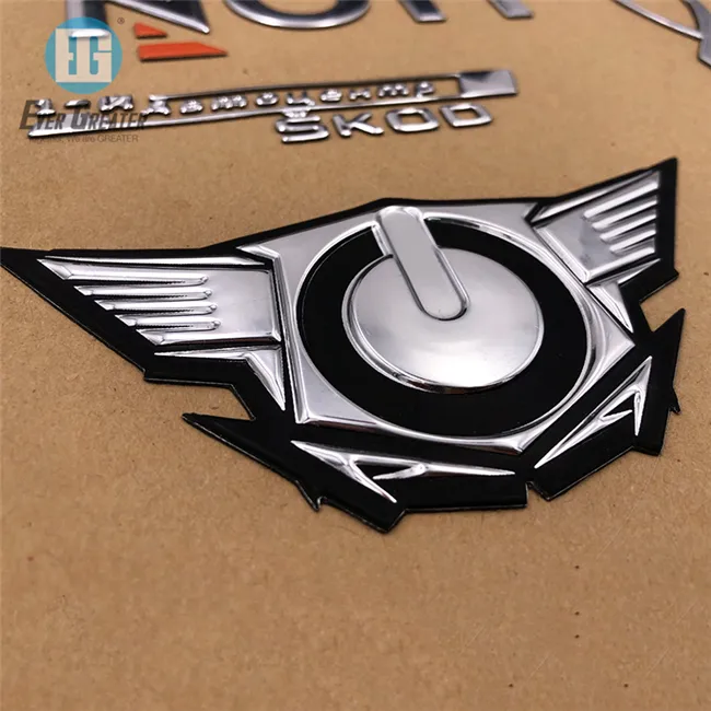 Custom chrome car emblem, badge autobot car