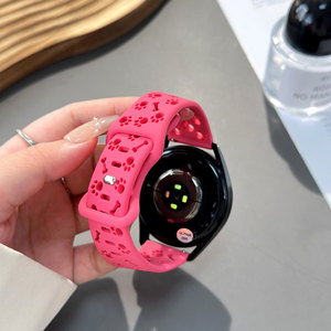 Correa de Silicona con Estampado de Huella de Perro Compatible con <span class=keywords><strong>Reloj</strong></span> Huawei, Correa Deportiva con Diseño de Hueso para Huawei Band 9 8 7 - Product Image 5