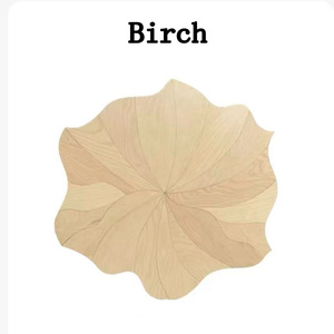 Apolloxy Nouveauté Populaire <span class=keywords><strong>Parquet</strong></span> en Bois d'Ingénierie Multicouche à Motif Feuille de Lotus Quatre Couleurs - Product Image 2