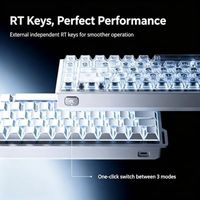 Teclado para Juegos OEM ODM Ace 68 V2 con Activación Rápida, 65 Interruptores Magnéticos de Efecto Hall, Actuación Ajustable de 0.001 mm, Frecuencia de Sondeo de 8K, RGB B