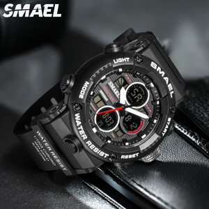 <span class=keywords><strong>SMAEL</strong></span>-<span class=keywords><strong>reloj</strong></span> deportivo para hombre, de cuarzo, LED, resistente al agua hasta 50m - Product Image 2
