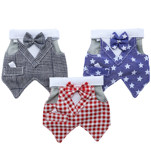 Penjualan langsung pabrik kaus lucu burung musang luar ruangan tupai Hamster lucu tali traksi hewan peliharaan baju kotak-kotak tupai - Product Image 1