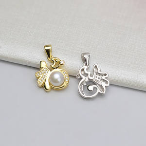 Japanese Korean DIY S925 Silver Fortune Pendant Empty Tray <b>Craft</b> <b>Supplies</b> for Female Pearl Jewelry Accessories Jade Agate Pearl - Product Image 2