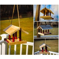 Mangeoire à oiseaux simple, mangeoire à oiseaux en bois, mangeoire pour oiseaux sauvages