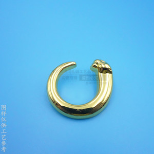 Zinc Alloy <b>Bag</b> Hardware C Shape Hook 30mm For <b>Bags</b> High Quality Custom Metal <b>Accessories</b> - Product Image 2