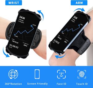 Nouvelle Sacoche de Bras Sportive pour Téléphone, Bracelet en Nylon Rotatif à 360°, Accessoire Sportif pour <span class=keywords><strong>Course</strong></span>, Randonnée, Jogging, Gym - Product Image 3