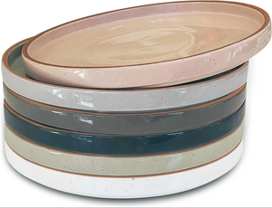Assiettes en céramique blanches rondes pour la restauration, les hôtels, les traiteurs, la cuisine à domicile et les services de restauration. - Product Image 3
