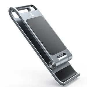 Boneruy 새로운 도착 금속 알루미늄 데스크탑 조절 휴대 전화 홀더 휴대용