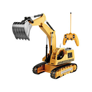 HUADA per bambini macchine ingegneristiche 5CH lega RC escavatore giocattolo elettrico in metallo telecomando costruzione auto Set camion - Product Image 6