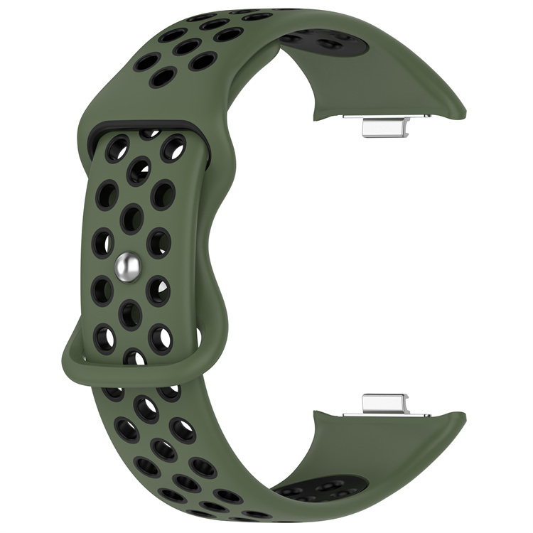Olive green+black