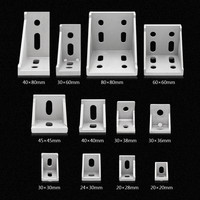 Connecteurs d'angle triangulaires 30x30 pour profilés en alliage d'aluminium série 3030 standard UE pour routeur CNC