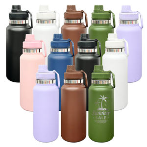 Botella de Agua Aislada de Boca Ancha de 32 oz, Antiderrames, con Tapa de Boquilla Portátil para Deportes, Gimnasio, <span class=keywords><strong>Viajes</strong></span>, Escuela - Product Image 1