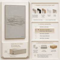 Peinture blanche abstraite la plus créative et unique Art mural Grande peinture grise sable texturé sur fond avec bâton de bois
