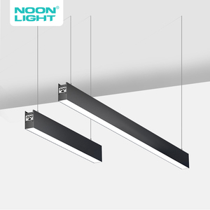 2ft 4ft 8ft 1200mm 2400mm 0-10V Dimmable hội thảo tuyến tính ánh sáng ống đèn cửa hàng <span class=keywords><strong>LED</strong></span> tuyến tính lịch thi đấu - Product Image 1