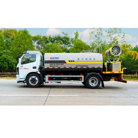 Camion-citerne Dongfeng 4X2 9,3 m³ avec canon à brouillard de 30 m pour la réduction de la poussière et l'assainissement des routes municipales