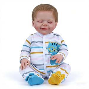 Poupées Reborn Kindure de 18 pouces, corps souple, grandes poupées garçons, peau peinte en 3D, poupées Reborn bébé réalistes, jouets pour enfants - Product Image 5