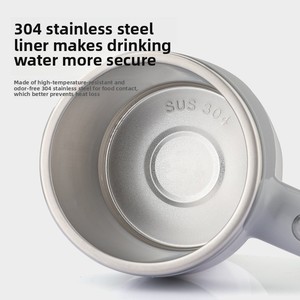 แก้วน้ำแม่เหล็กไฟฟ้าไร้สายแบบพกพา ชาร์จได้ ดีไซน์ทันสมัย ใหม่ล่าสุด ผสมอัตโนมัติ แก้วปาร์ตี้แบบหมุนและเขย่าได้ - Product Image 3