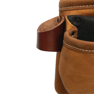 OEM Service Latest Custom Design Reusable Leather Tool Belt Customized Logo Genuine Leather Tool Bag - Product Image 6