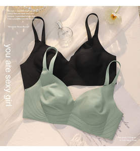 Soutien-gorge rembourré sans oreille pour les femmes, soutien-gorge souple à cinq paumes, soutien-gorge pour femmes, résine, traceless, Bralette, soutien-gorge sans couture, nouveauté - Product Image 6