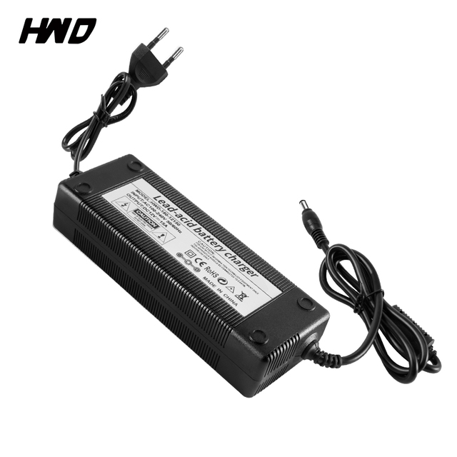 200W Lead-acid Battery Charger Full Automatic Intelligent Power Adapter with 15A Max Output PC/ABS Material Desktop Use AC/DC