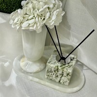Diffuseur de parfum en marbre naturel de luxe avec logo personnalisé STONEKOCC, parfum frais longue durée, conteneur d'aromathérapie pour la décoration de la maison