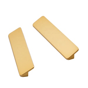 Tiradores de borde dorado, manijas de perfil decorativas personalizadas, manijas de armario para dormitorio, armario, <span class=keywords><strong>puerta</strong></span> corredera - Product Image 3