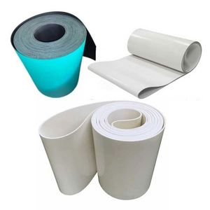 Food Grade 3-6 lapisan karet Pu poliuretana kain poliester sabuk konveyor 400mm-2200mm untuk pemuatan kontainer - Product Image 3