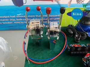 304 baja tahan karat & Aluminium pengendali klep mesin laut Tuas pengendali kapal untuk perlengkapan laut - Product Image 3