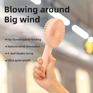 Tik Tok Hot Bán 2000MAh 3 Tốc Độ Cầm Tay <span class=keywords><strong>Fan</strong></span> Hâm Mộ Có Thể Sạc Lại Pocket Mini <span class=keywords><strong>Fan</strong></span> Với Có Thể Tháo Rời Non-Slip Cơ Sở - Product Image 4